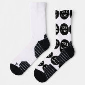 Chaussette élégant, moderne, raffiné et éditable. (Gauche)