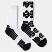 Chaussette élégant, moderne, raffiné et éditable. (Droite)