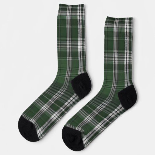 Chaussette Elégant tartan vert (Gauche)