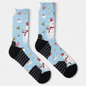 Chaussette Éléments de Noël Bonhomme de neige (Droite)