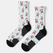 Chaussette Éléments de Noël Père Noël (Gauche)