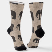 Chaussette Eléphant Brown (Angulaire)