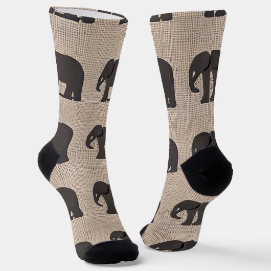 Chaussette Eléphant Brown (Angulaire)