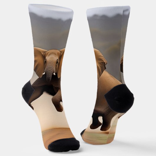 Chaussette Elephant Kangaroo Hop, (Angulaire)