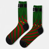 Chaussette Elf Socks Festive Christmas Elf Costume Socks (Gauche)