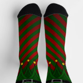 Chaussette Elf Socks Festive Christmas Elf Costume Socks (Haut)