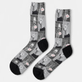 Chaussette Elle, Son, Chaussettes d'équipage Crazy Ivory (Gauche)
