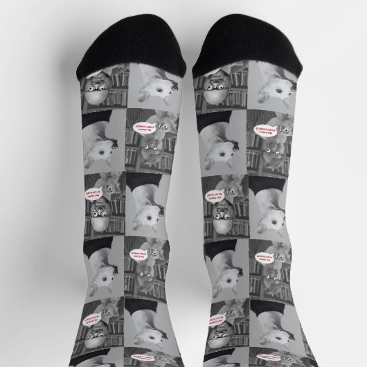 Chaussette Elle, Son, Chaussettes d'équipage Crazy Ivory (Haut)