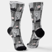 Chaussette Elle, Son, Chaussettes d'équipage Crazy Ivory (Angulaire)