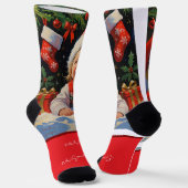 Chaussette Emerald Simple Mignon Père Noël (Angulaire)
