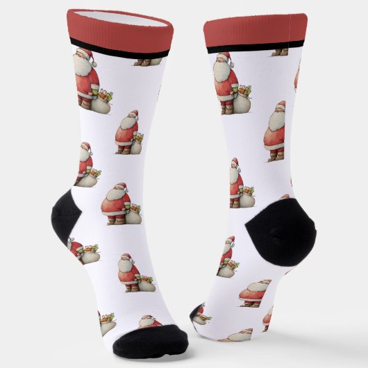 Chaussette Emerald Smiple Cute Père Noël (Angulaire)