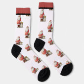 Chaussette Emerald Smiple Cute Père Noël (Droite)