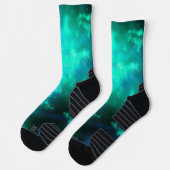 Chaussette Émeraude du ciel nocturne (Gauche)