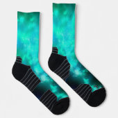 Chaussette Émeraude du ciel nocturne (Droite)