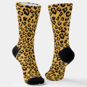 Chaussette Empreinte de léopard Faux Fur Wild Style Safari Mo (Angulaire)