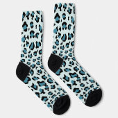 Chaussette Empreinte de léopard, Spots de léopard, Leopard bl (Droite)