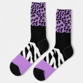 Chaussette Empreinte de léopard, Zebra Print, Poster de anima (Gauche)