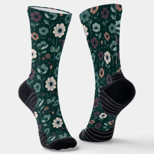 Chaussette Enchanter le Motif Anémonique