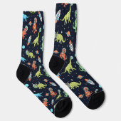 Chaussette Enfants Dinosaur Astronaut Motif (Droite)