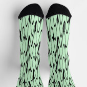 Chaussette Engager la dynamique verte de la menthe (Haut)