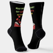 Chaussette Enseignant de la Saint-Valentin Lis ton cœur (Angulaire)