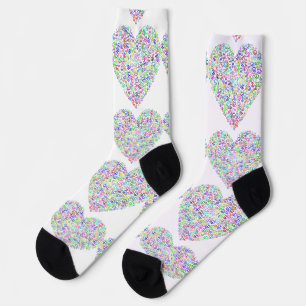 Chaussette Enseigner la paix Cœur Tonnerre_Cove