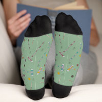 Ensemble de croquet Jeux de pelouse Motif vert jad