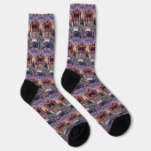 Chaussette Épagneul breton Saint-Valentin (Droite)