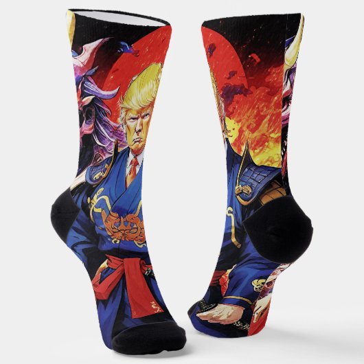 Chaussette Epic Trump Samurai Anime (Angulaire)