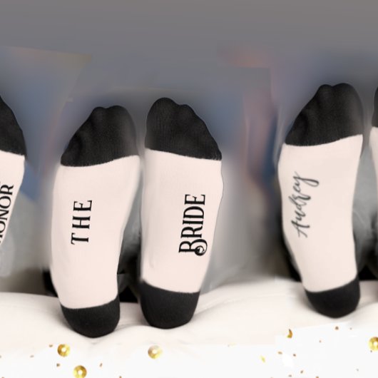 Chaussette Épouse et chambre avec Mariage Date Épouse