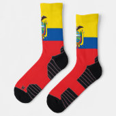 Chaussette Equateur Drapeau Fierté Nationale Patriotique Equa (Gauche)