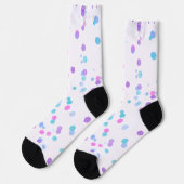 Chaussette Équipage Premium Hexagone Demi-Teinte Polka Éco-Re (Gauche)