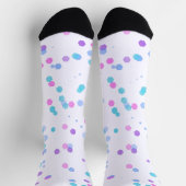 Chaussette Équipage Premium Hexagone Demi-Teinte Polka Éco-Re (Haut)
