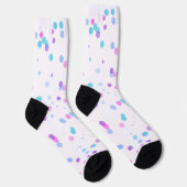 Chaussette Équipage Premium Hexagone Demi-Teinte Polka Éco-Re (Droite)