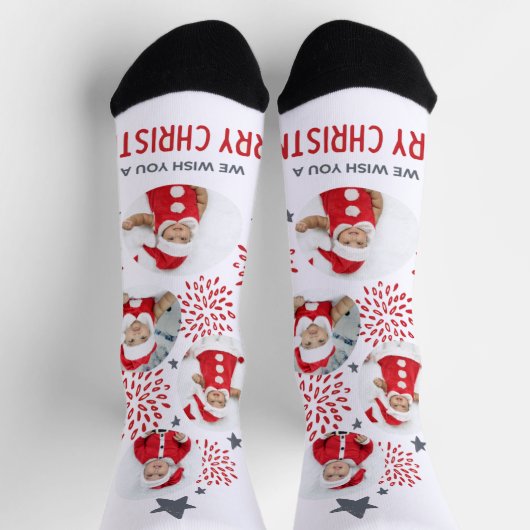 Chaussette Équipage Premium sur mesure pour bébé (Haut)