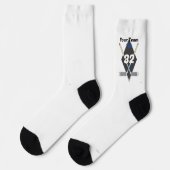 Chaussette Équipe de hockey Chaussettes Spirit HAMbyWG (Gauche)