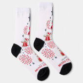 Chaussette Équipe de luxe durable personnalisée pour bébé (Droite)