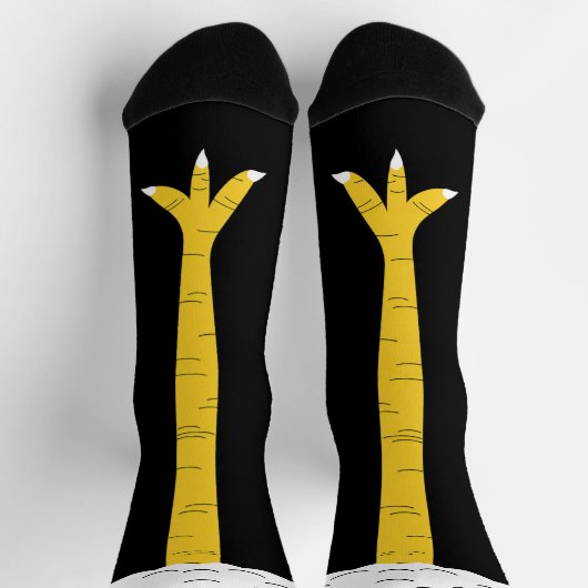 Chaussette Équipe drôle de cuisses de poulet (Haut)