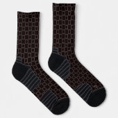 Chaussette Équipe sportive Sock Brown Caffee Lattes Classique (Droite)