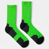 Chaussette Équipement Athlétique Chaux Vert clair Design clas (Droite)