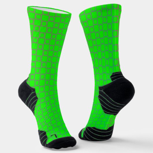 Chaussette Équipement Athlétique Chaux Vert clair Design clas (Angulaire)