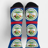 Chaussette Équipement sportif avec drapeau du Belize (Haut)