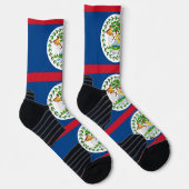 Chaussette Équipement sportif avec drapeau du Belize (Droite)