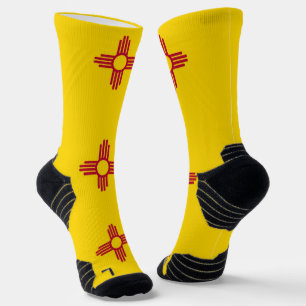 Chaussette Équipement sportif avec drapeau du Nouveau-Mexique