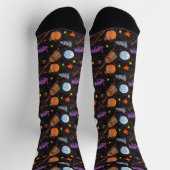 Chaussette Eric Carle | Caterpillar Black Halloween Motif (Haut)