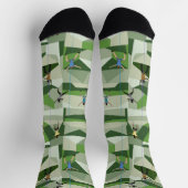 Chaussette Escalade en chaussettes d'équipage vertes (Haut)