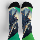 Chaussette Espace vert (Haut)