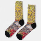 Chaussette Espagne Sunshine Espagnol Travel Art (Gauche)