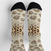 Chaussette estampado integral huellas de mascotas (Haut)