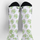 Chaussette estampado integral te amo en verde (Haut)